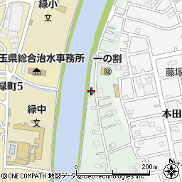 埼玉県春日部市藤塚639周辺の地図