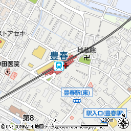 埼玉県春日部市上蛭田139周辺の地図