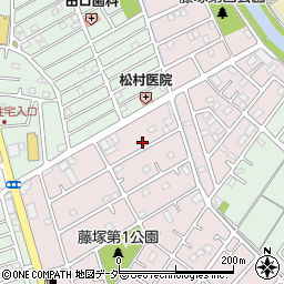 埼玉県春日部市六軒町76周辺の地図