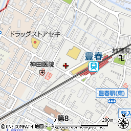 埼玉県春日部市上蛭田142周辺の地図