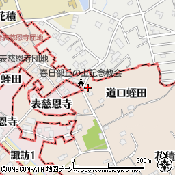 埼玉県春日部市道口蛭田19周辺の地図