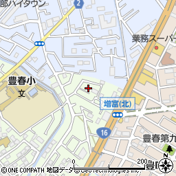 埼玉県春日部市増富742周辺の地図