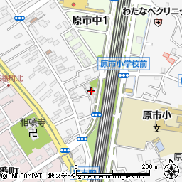埼玉県上尾市原市3661-4周辺の地図