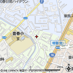 埼玉県春日部市増富648周辺の地図