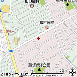 埼玉県春日部市六軒町61周辺の地図