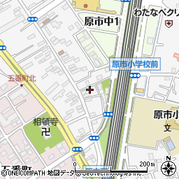 埼玉県上尾市原市3664周辺の地図