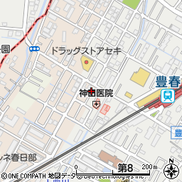 埼玉県春日部市道口蛭田179周辺の地図
