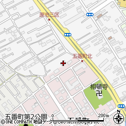 埼玉県上尾市原市791周辺の地図
