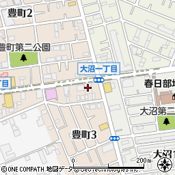 木曽路春日部店周辺の地図