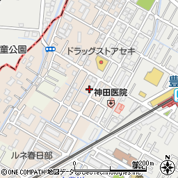 埼玉県春日部市道口蛭田177周辺の地図