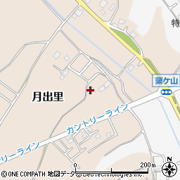 茨城県稲敷市月出里1232-2周辺の地図
