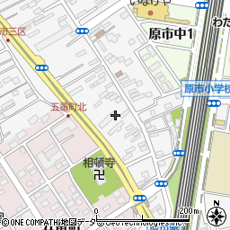 埼玉県上尾市原市741-1周辺の地図