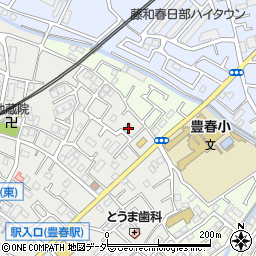 埼玉県春日部市上蛭田435周辺の地図