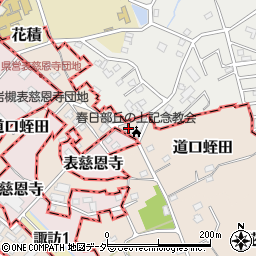 埼玉県春日部市道口蛭田15周辺の地図