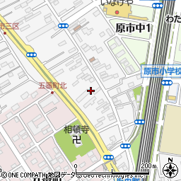 埼玉県上尾市原市742周辺の地図