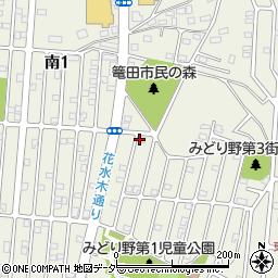 龍田市民の森周辺の地図