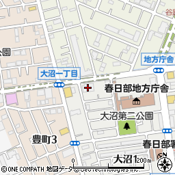 快活ＣＬＵＢ春日部ユリノキ通り店周辺の地図
