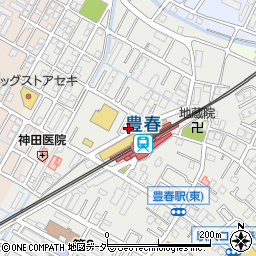 埼玉県春日部市上蛭田162周辺の地図