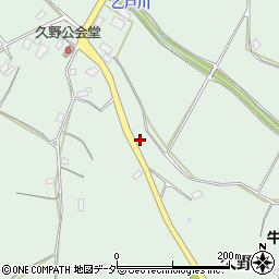 茨城県牛久市久野町1153周辺の地図