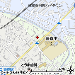 埼玉県春日部市道順川戸30周辺の地図