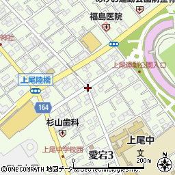 埼玉県上尾市愛宕周辺の地図
