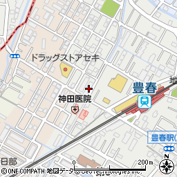 埼玉県春日部市上蛭田146周辺の地図