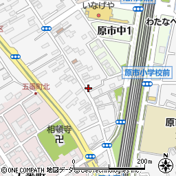 埼玉県上尾市原市2316周辺の地図