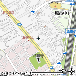 埼玉県上尾市原市751周辺の地図