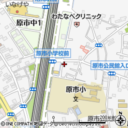 埼玉県上尾市原市3536-1周辺の地図