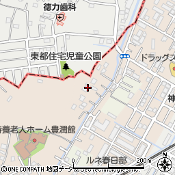 埼玉県春日部市道口蛭田97周辺の地図