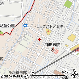 埼玉県春日部市道口蛭田175周辺の地図