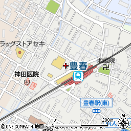 埼玉県春日部市上蛭田161周辺の地図