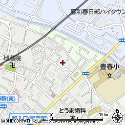 埼玉県春日部市上蛭田432周辺の地図