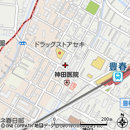 埼玉県春日部市上蛭田148周辺の地図