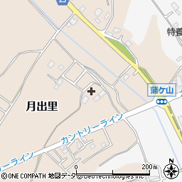 茨城県稲敷市月出里1233周辺の地図