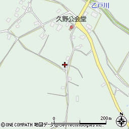 茨城県牛久市久野町1288周辺の地図