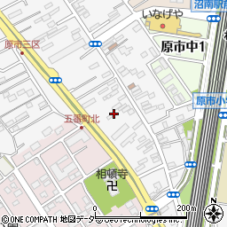 埼玉県上尾市原市753周辺の地図