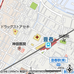 埼玉県春日部市上蛭田158周辺の地図