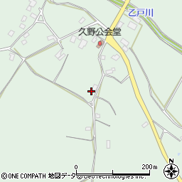 茨城県牛久市久野町1287周辺の地図