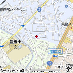 埼玉県春日部市南中曽根666周辺の地図