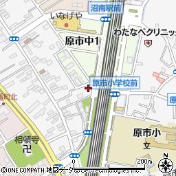 埼玉県上尾市原市2318周辺の地図