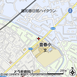 埼玉県春日部市道順川戸38周辺の地図