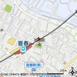 埼玉県春日部市上蛭田398周辺の地図