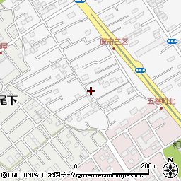 埼玉県上尾市原市1037-28周辺の地図