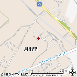 茨城県稲敷市月出里1189周辺の地図