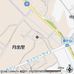 茨城県稲敷市月出里1187-19周辺の地図