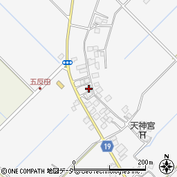 茨城県つくばみらい市板橋519周辺の地図