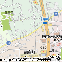 利根川倉庫周辺の地図