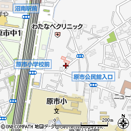 埼玉県上尾市原市2381周辺の地図