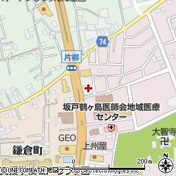ダイソー＆アオヤマ坂戸店周辺の地図